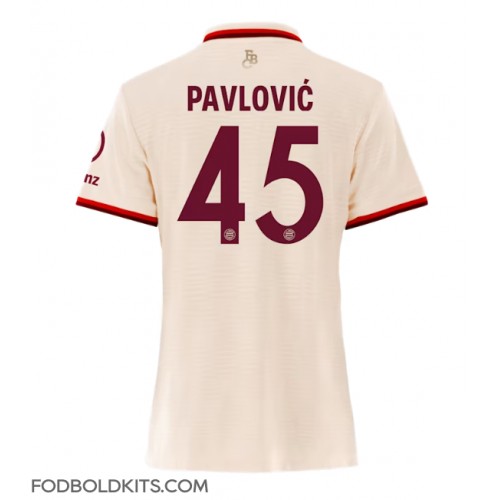 Bayern Munich Aleksandar Pavlovic #45 Tredjetrøje Dame 2024-25 Kortærmet